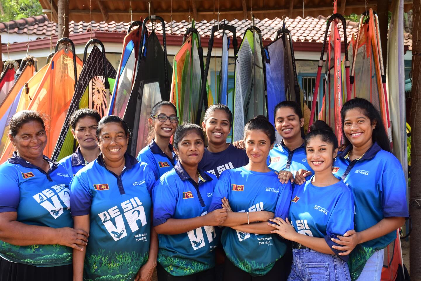 Women team members at De Silva Windresort Kalpitiya